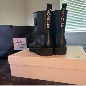 Womens Moncler Rain boots, only wore a couple times!!